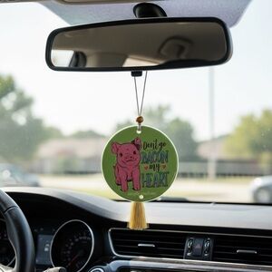 Simply Southern Green and Pink Pig Air Freshener